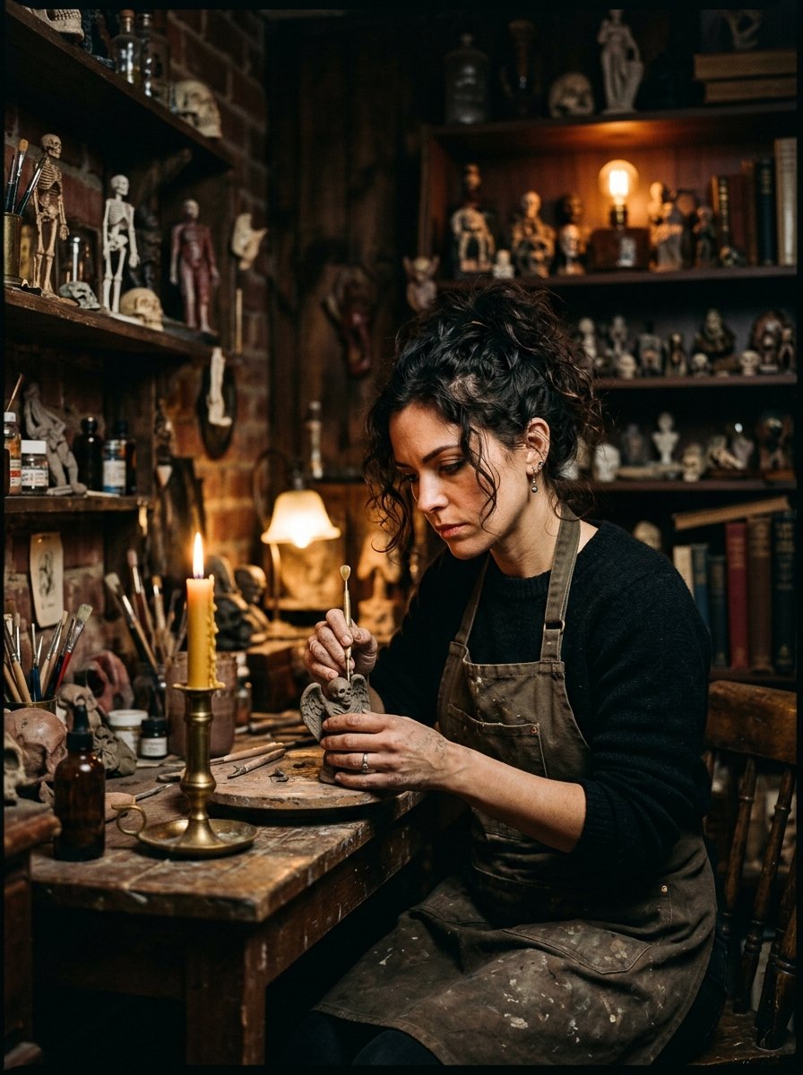 KC Jones in her workshop